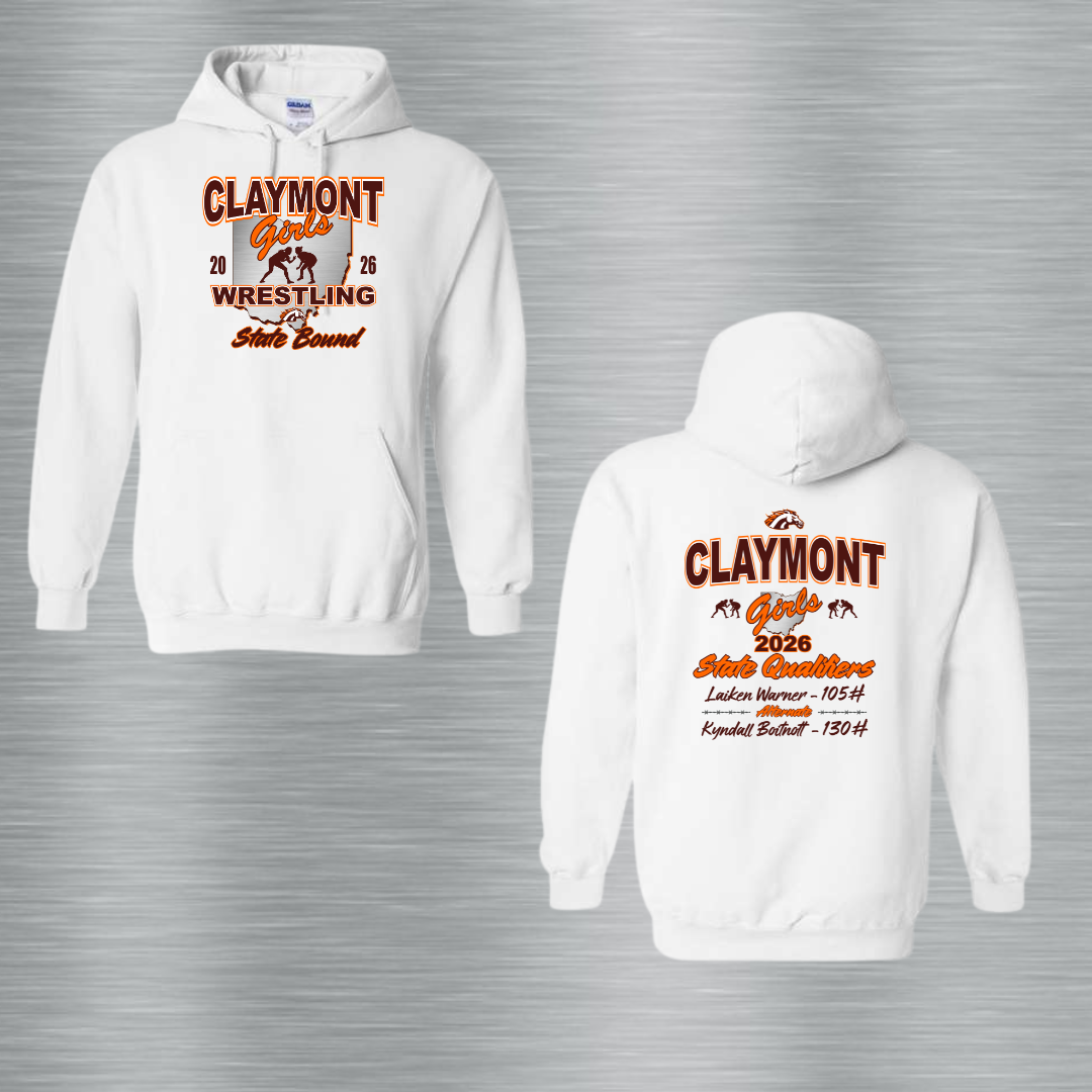 Claymont Girls Wrestling State Bound 2026