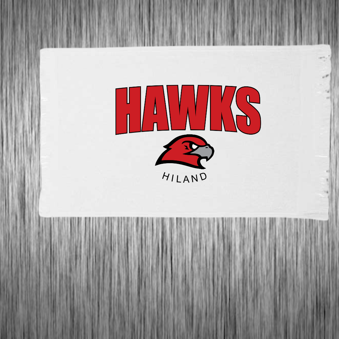 Rally Towel |Hiland Hawks With Logo