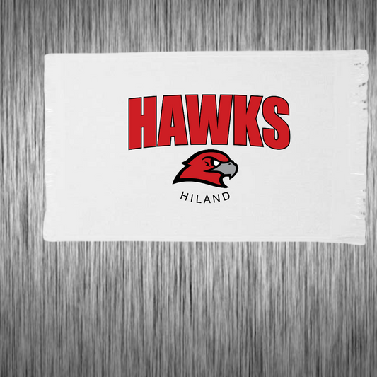 Rally Towel |Hiland Hawks With Logo