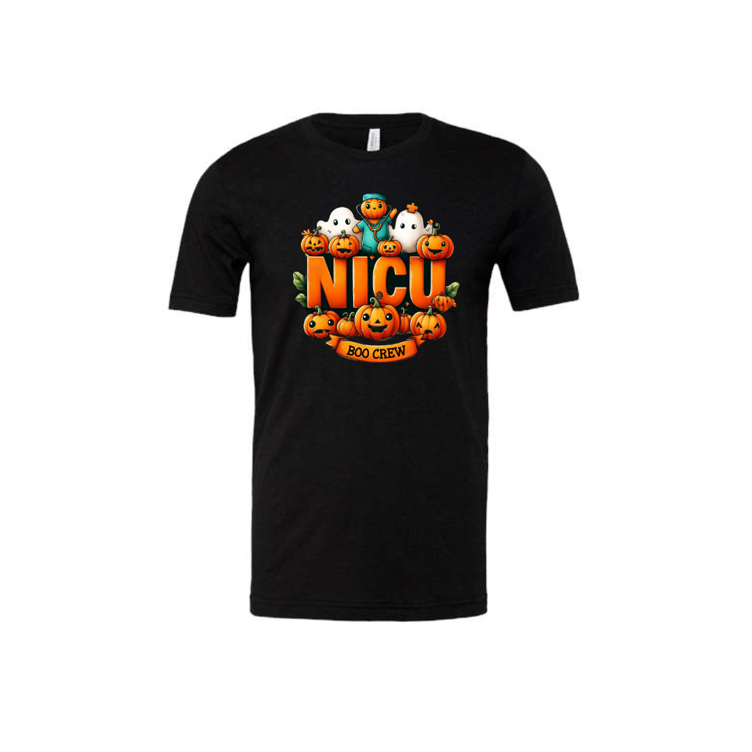 Adult Heather Tee | Nicu Boo Crew 01