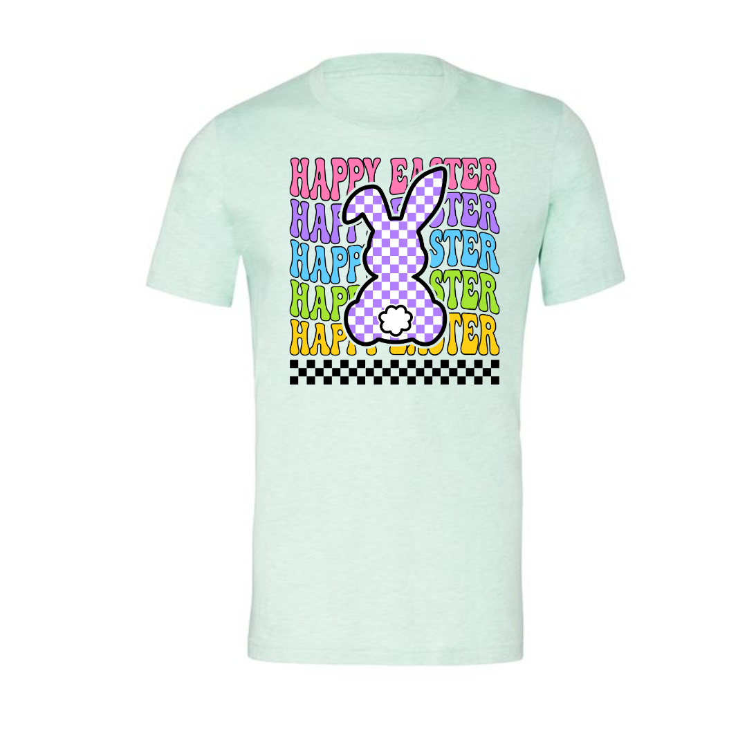 Adult Tee | Happy Easter | Happy Easter | Happy Easter | Happy Easter | Happy Easter