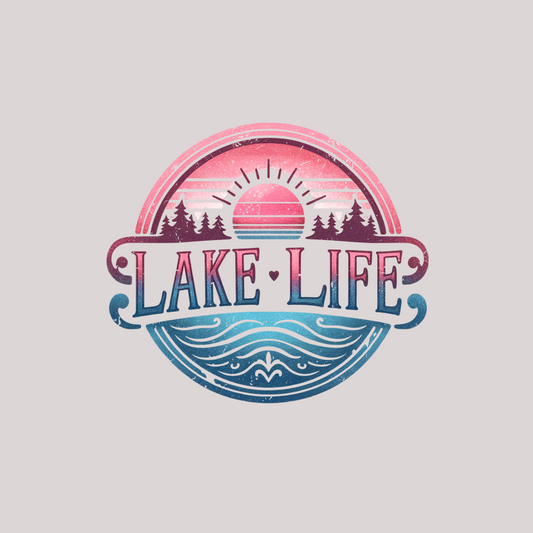 Lake Life #1  DTF Transfer