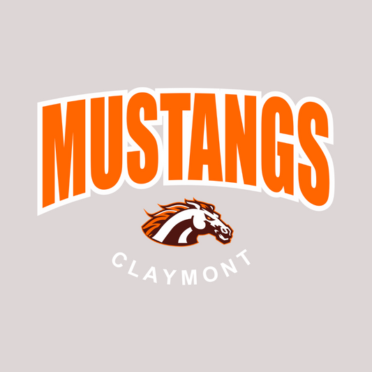 Mustangs| Claymont  #4 DTF Transfer
