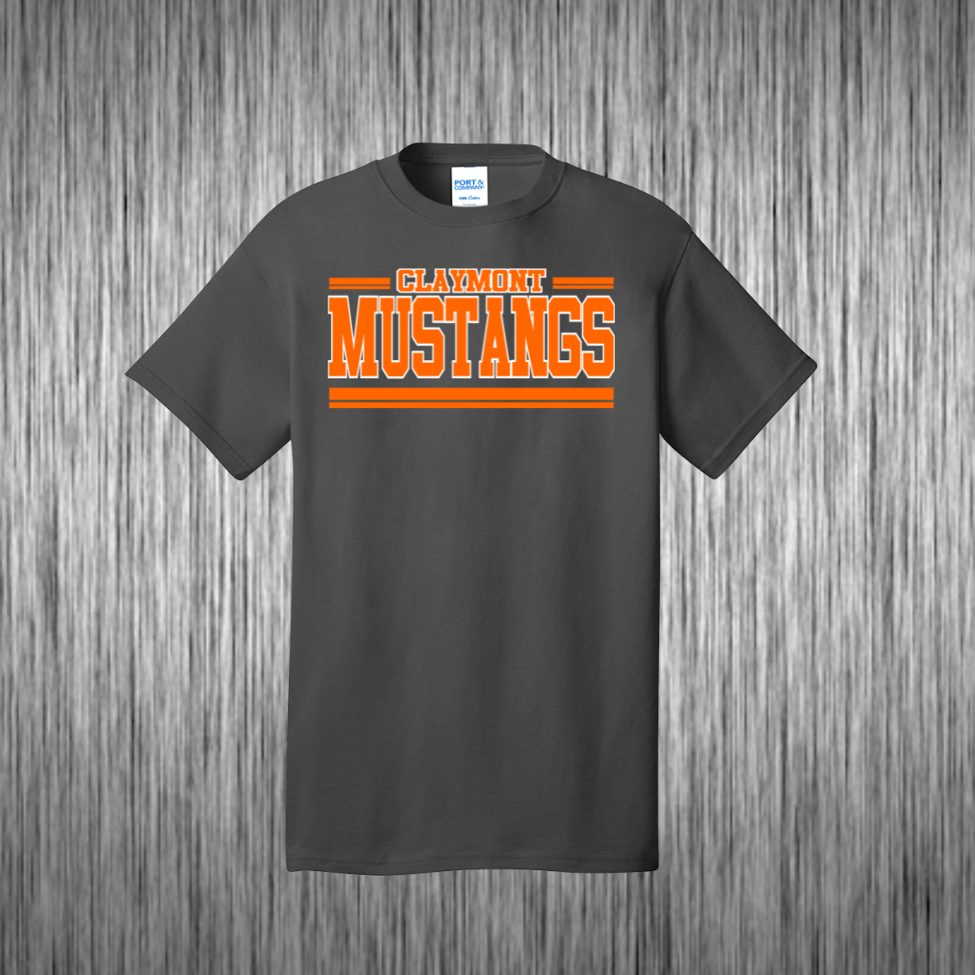 Claymont Mustangs | Old School Logo