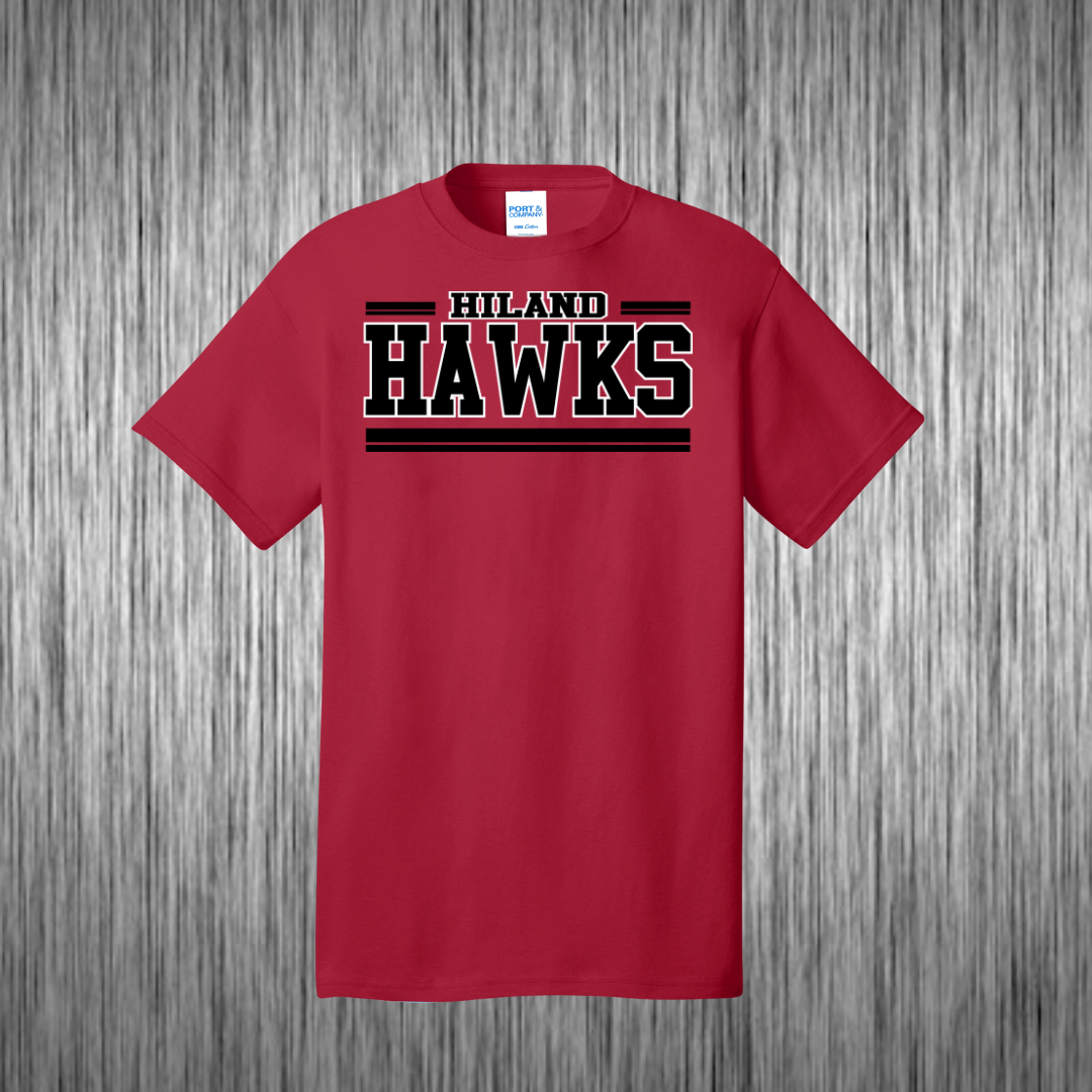 Hiland Hawks | Old School Logo