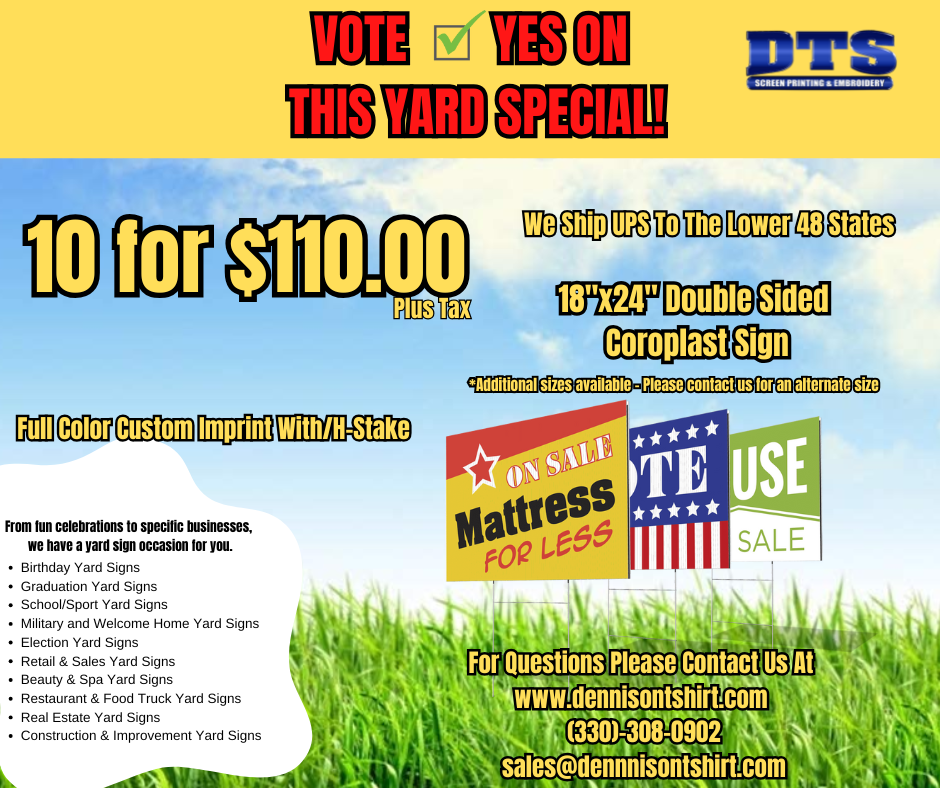 Yard Signs (Yard Sign Special)