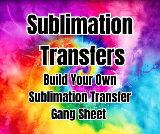Build Your Own Sublimation Transfer Gang Sheet Builder