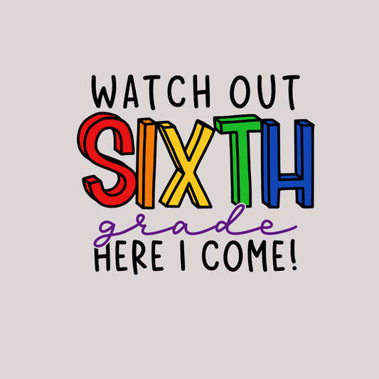 Watch Out Kindergarten  Here I Come