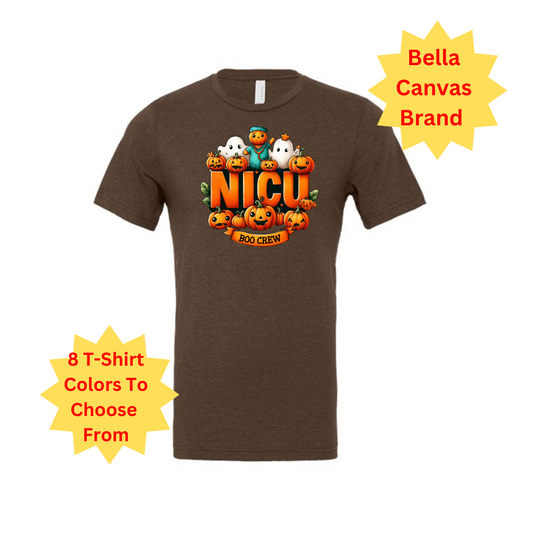 Adult Heather Tee | Nicu Boo Crew 01