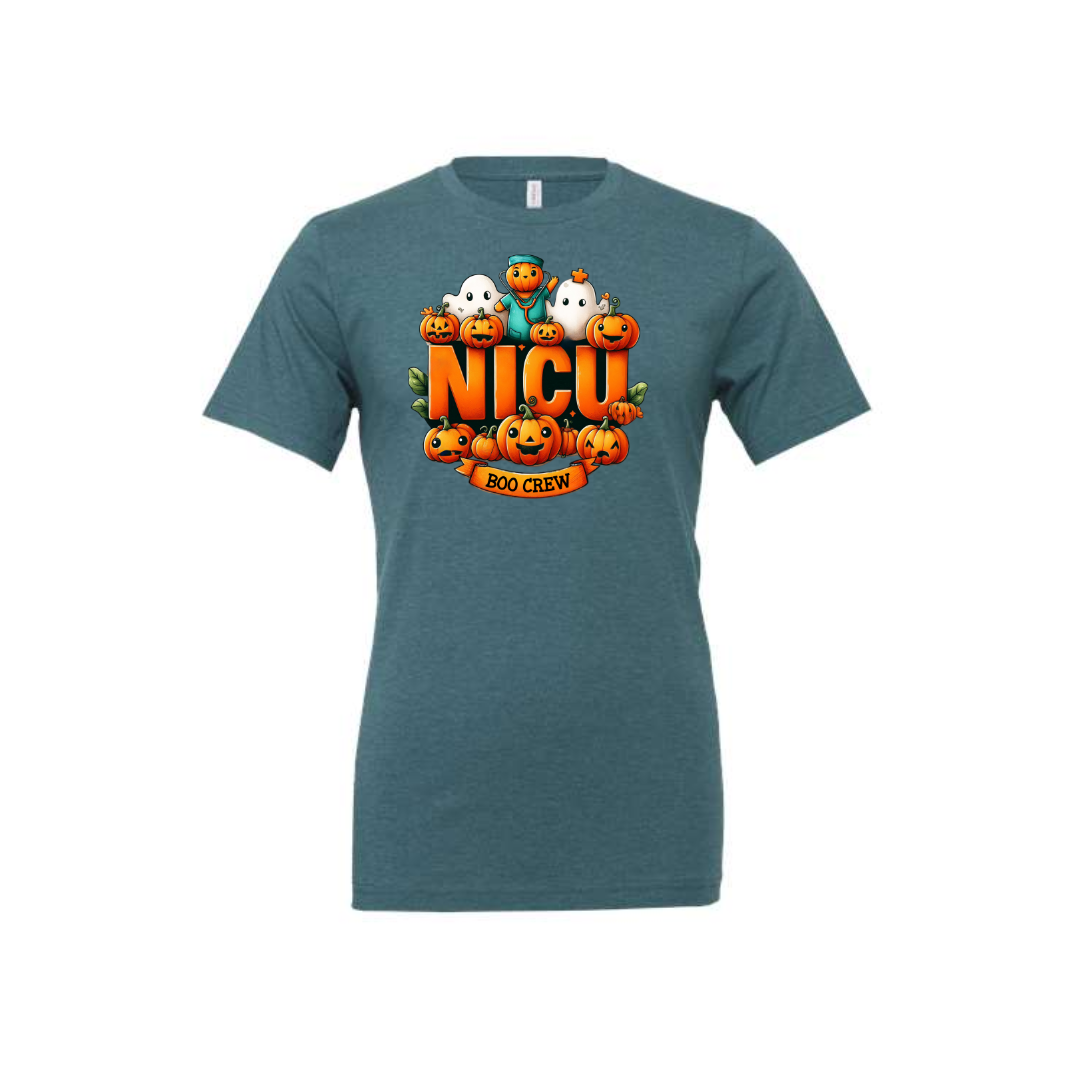 Adult Heather Tee | Nicu Boo Crew 01