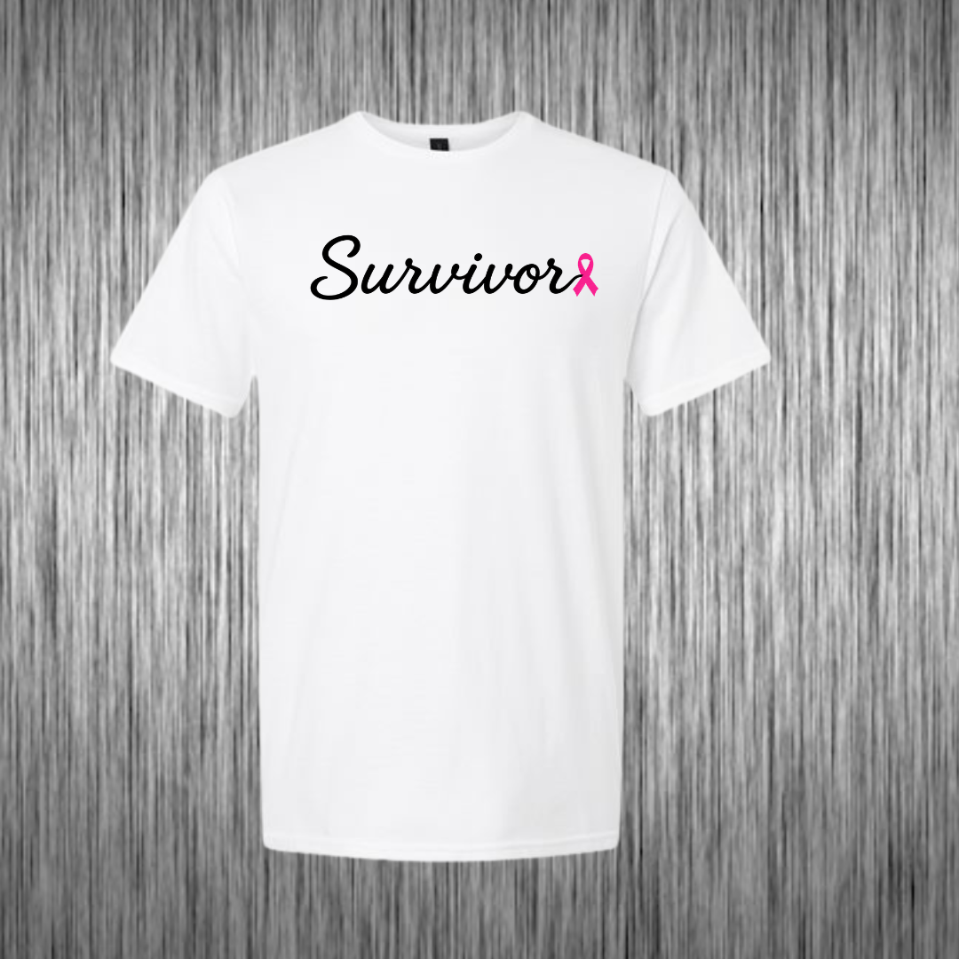 Survivor With Pink Ribbon