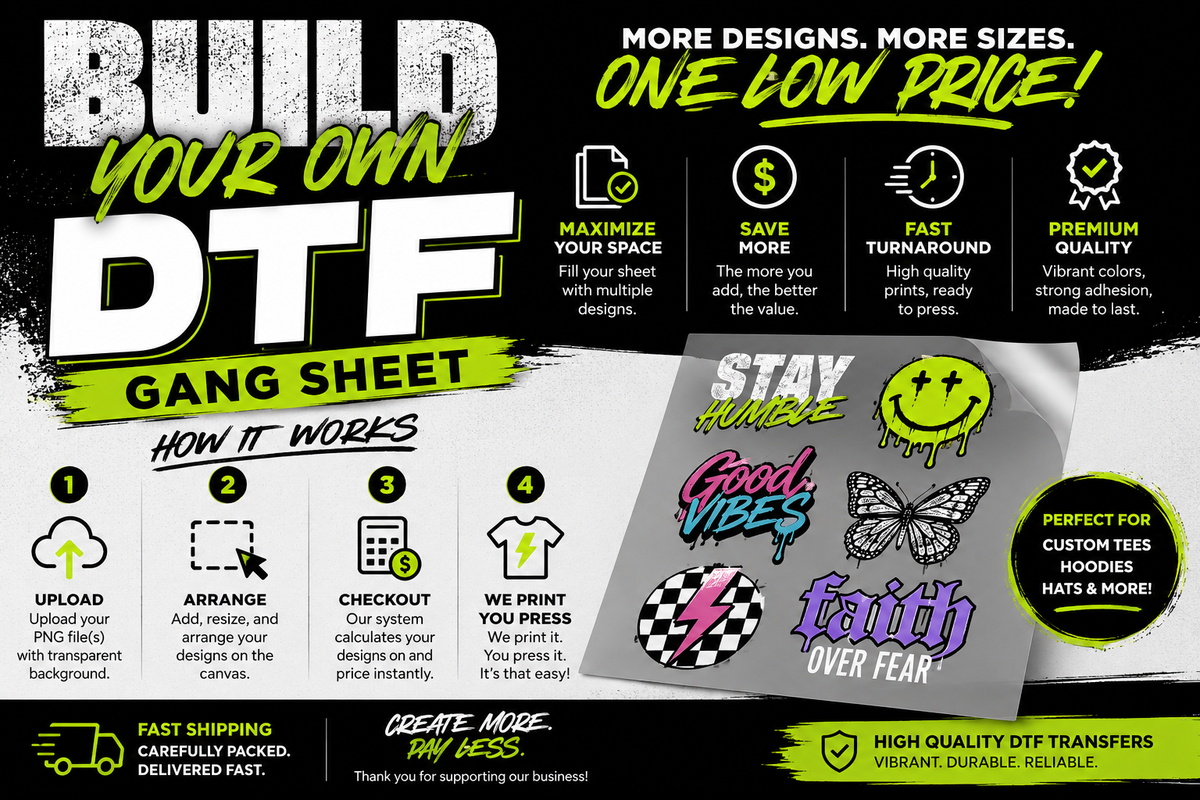 Build Your Own DTF Gang Sheet Builder