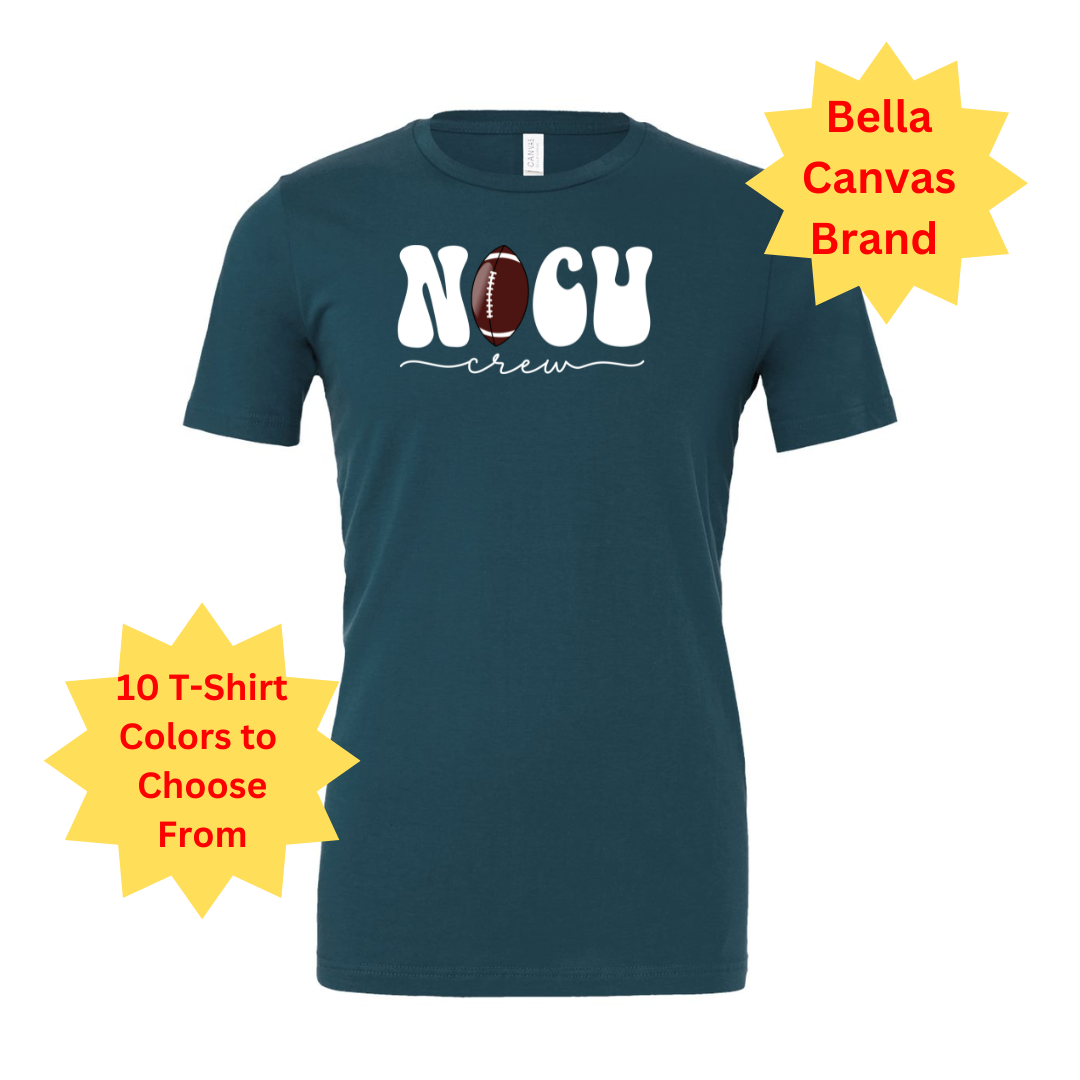 Adult  Tee | NICU Crew | Football