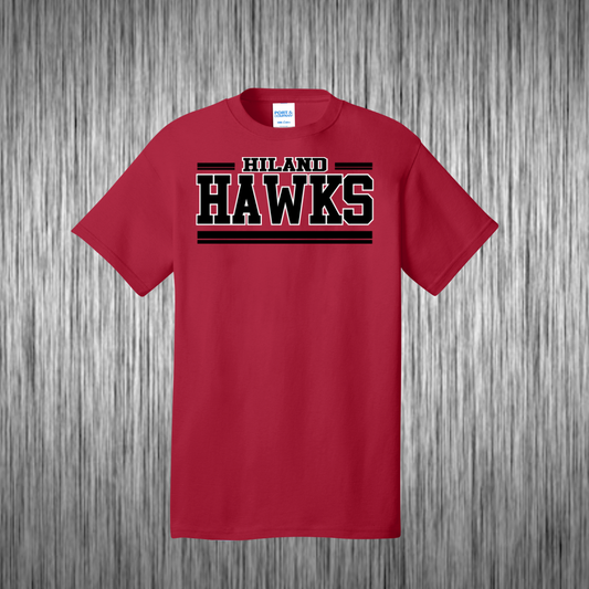 Hiland Hawks |  Old School Logo